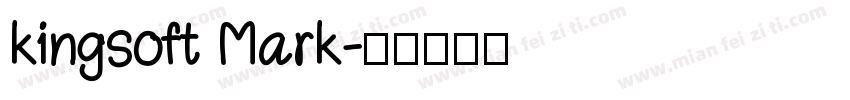 kingsoft Mark字体转换